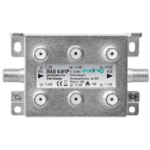 Bilde av best pris Axing BAB 6-01P, Kabelspillter, 5 - 1218 MHz, Grå, A, F, 93 mm PC tilbehør - Kabler og adaptere - Strømkabler