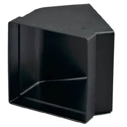 Bilde av best pris Bøy 45°100x150 mm over langside, sort Bøjning