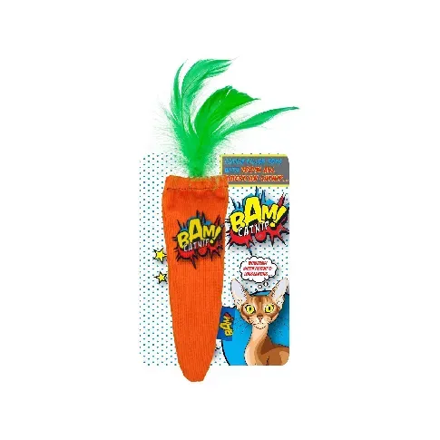 Bilde av best pris BAM! - Toy with Catnip - 16 cm - Carrot - (503319005942) - Kjæledyr og utstyr