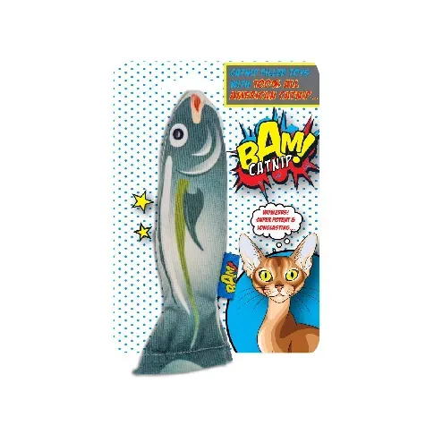 Bilde av best pris BAM! - Toy with Catnip - 16 cm - Fish - (503319005943) - Kjæledyr og utstyr