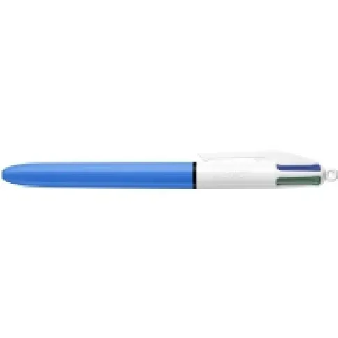 Bilde av best pris BIC 4 Colours - 4-fargekulepenn - svart, rød, blå, grønn - 1 mm - medium - retraktil Skriveredskaper - Kulepenner & Fyllepenner - Kulepenner med trykk-knapp