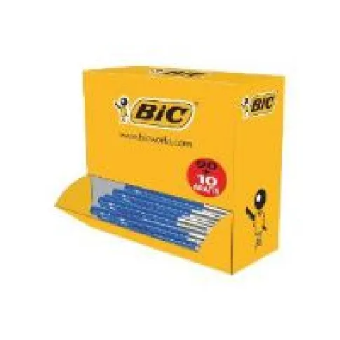 Bilde av best pris BIC M10 Clic - Kulepenn - svart - 1 mm - medium - retraktil (en pakke 100) Skriveredskaper - Kulepenner & Fyllepenner - Kulepenner med trykk-knapp