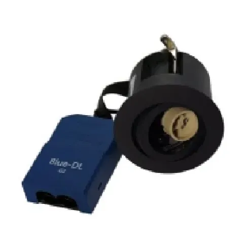 Bilde av best pris BLUE-DL 66 G2 Ø87/H66mm, rund, kip, skrue fastgørelse, 5 pol. tilsl. GU10 (leveres uden), outdoor, matsort STANDARD Utendørs lamper
