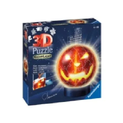 Bilde av best pris BRIO 10311253 Ravensburger Pumpkin Night Light 72pc 3D Jigsaw Puzzle Leker - Spill - Gåter