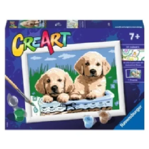 Bilde av best pris BRIO 11220188 Ravensburger CreArt - Cute Puppies Leker - Spill - Klassiske brettspill
