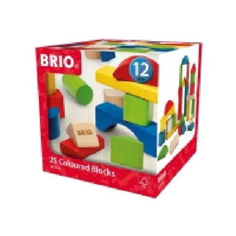 Bilde av best pris BRIO 30114 Colored building blocks (25 pcs) Leker - For de små - Bygge og stable blokker