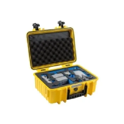 Bilde av best pris B&W outdoor.case Type 4000 - Hard eske for drone - polypropylen - gul Radiostyrt - RC - Droner - Tilbehør