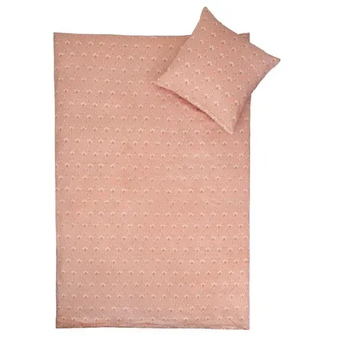 Bilde av best pris Baby sengetøy - 70x100 cm - 100% Bomullssateng - Summer rosa Innredning , Barnerommet , Baby sengetøy 70x100 cm