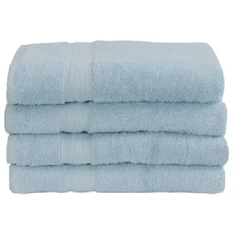 Bilde av best pris Badehåndkle - 100% Egyptisk bomull - Lyseblå - 70x140 cm Håndklær