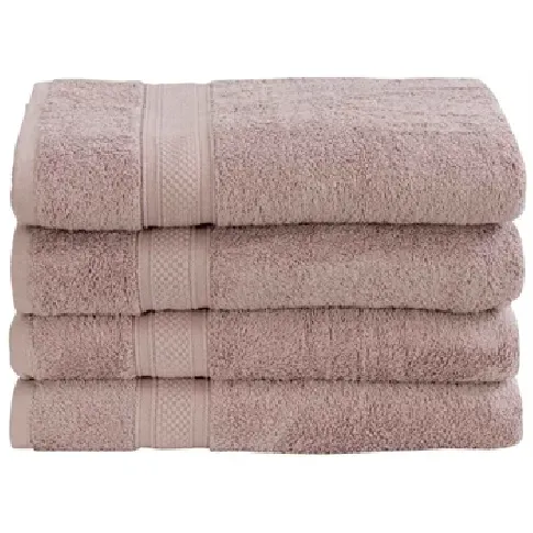 Bilde av best pris Badehåndkle - 100% Egyptisk bomull - Rosa - 70x140 cm Håndklær