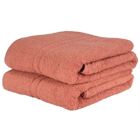 Bilde av best pris Badehåndkle - 65x130 cm - Rosa - IN Style Håndklær , Håndklestørrelser , Badehåndkle 70x140 cm