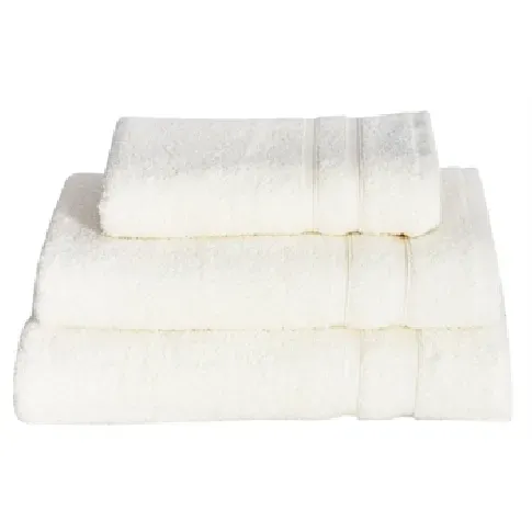 Bilde av best pris Badehåndkle - 70x140 cm - Hvit - Borg Living Håndklær