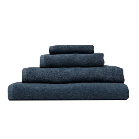 Bilde av best pris Badehåndkle - 70x140 cm - Mørkblå - Høie of scandinavia Håndklær
