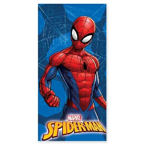 Bilde av best pris Badehåndkle - 70x140 cm - Spider-Man klar for kamp - Mykt barnehåndkle Håndklær , Håndklestørrelser , Badehåndkle 70x140 cm