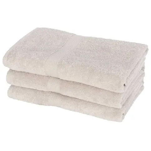 Bilde av best pris Badehåndkle - Grå - Egeria - 70x140 cm Håndklær
