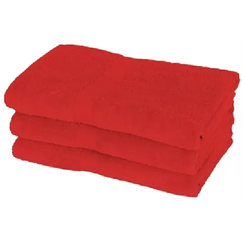 Bilde av best pris Badehåndkle - Rød - Egeria - 70x140 cm Håndklær