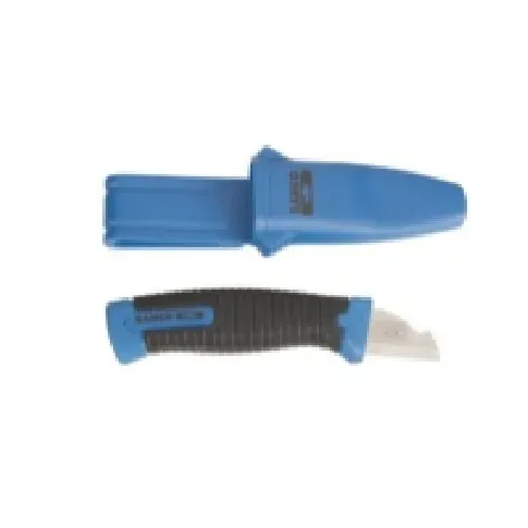 Bilde av best pris Bahco elektrikerkniv venstre - For kabelstripning og med praktisk skede til bæltemontering Verktøy & Verksted - Håndverktøy - Kniver