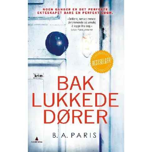 Bilde av best pris Bak lukkede dører - En krim og spenningsbok av B.A. Paris