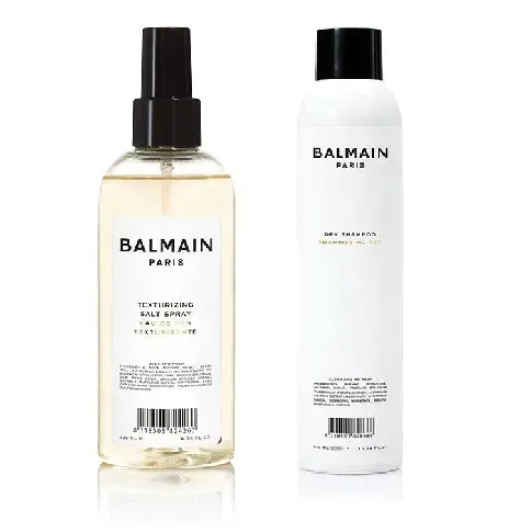 Bilde av best pris Balmain Paris - Texturizing Salt Spray 200 ml + Balmain Paris - Dry Shampoo 300 ml - Skjønnhet