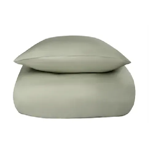 Bilde av best pris Bambus sengetøy 140x200 cm - Olive - Satengvevning - 100% Bambus - Nature By Borg Sengetøy ,  Enkelt sengetøy , Enkelt sengetøy 140x200 cm