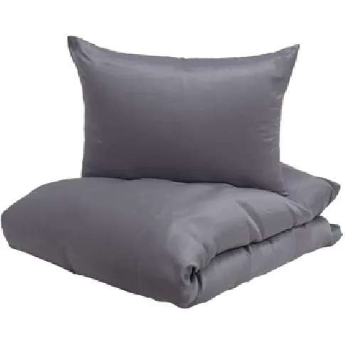 Bilde av best pris Bambus sengetøy - 140x200 cm - Turiform - Enjoy grå Sengetøy ,  Enkelt sengetøy , Enkelt sengetøy 140x200 cm