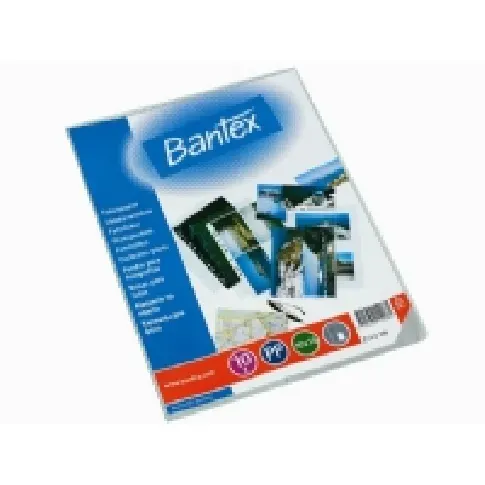 Bilde av best pris Bantex 100080935, 100 x 150 mm, Gjennomsiktig, Polypropylen (PP), Portrett, 0,8 mm, 10 stykker Arkivering - Elastikmapper & Chartekker - Plastlommer