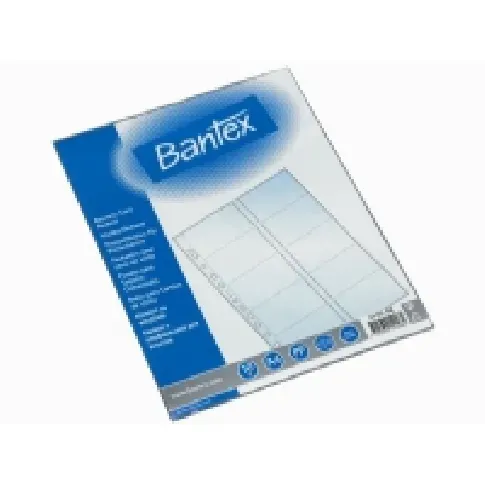 Bilde av best pris Bantex 100080937, 1 lommer, Gjennomsiktig, Polypropylen (PP), 10 ark, 20 kort Skriveredskaper - Skrivetilbehør - Andre