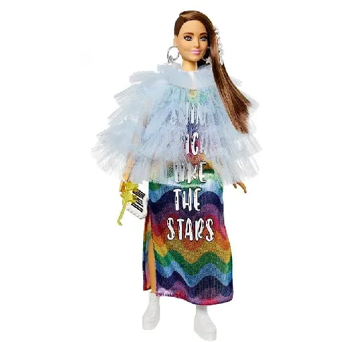 Bilde av best pris Barbie - Blue Coat&Rainbow Dress (GYJ78) - Leker