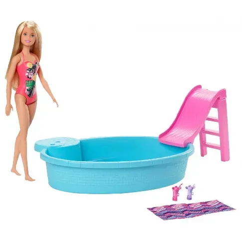 Bilde av best pris Barbie - Doll and Pool Playset (GHL91) - Leker