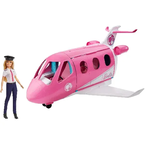 Bilde av best pris Barbie - Dream Plane with Pilot Doll (GJB33) - Leker