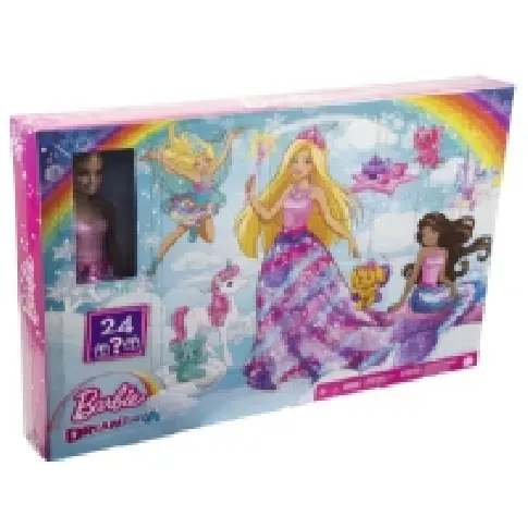 Bilde av best pris Barbie Dreamtopia Julekalender 2022 - 24 låger Leker - Figurer og dukker - Mote dukker