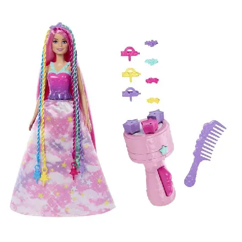Bilde av best pris Barbie - Dreamtopia Twist n' Style Doll and Hairstyling (HNJ06) - Leker