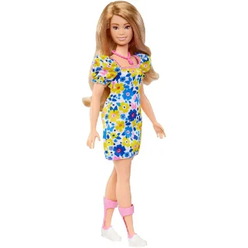 Bilde av best pris Barbie - Fashionistas - Down Syndrome Wearing Floral Dress (HJT05) - Leker