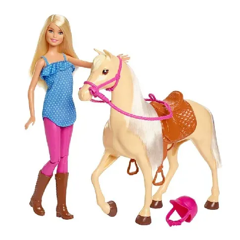 Bilde av best pris Barbie - Horse and Rider (FXH13) - Leker