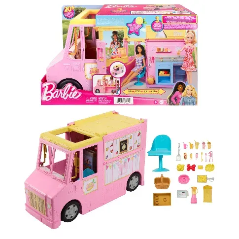 Bilde av best pris Barbie - Lemonade Truck with 25pcs. (HPL71) - Leker