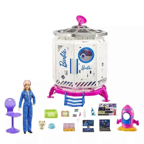 Bilde av best pris Barbie Romskip med dukke Barbie dukker lekesett GXF27 Dukker
