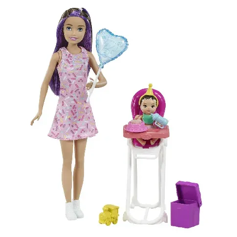 Bilde av best pris Barbie - Skipper Babysitters Doll and Playset - Feeding Chair 1 (GRP40) - Leker