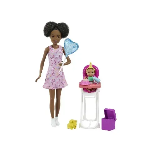 Bilde av best pris Barbie - Skipper Babysitters Doll and Playset - Feeding Chair 2 (GRP41) - Leker