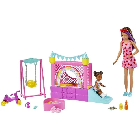 Bilde av best pris Barbie - Skipper Playset - Babysitters Bounce House (HHB67) - Leker