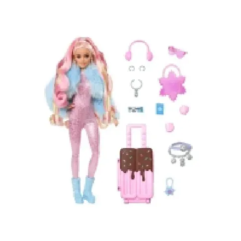 Bilde av best pris Barbie Travel Barbie Doll with Snow Fashion Barbie Extra Fly Leker - Figurer og dukker - Mote dukker