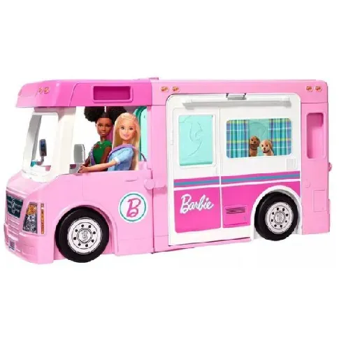 Bilde av best pris BarbieAdventure Caravan Barbie bil GHL93 Biler
