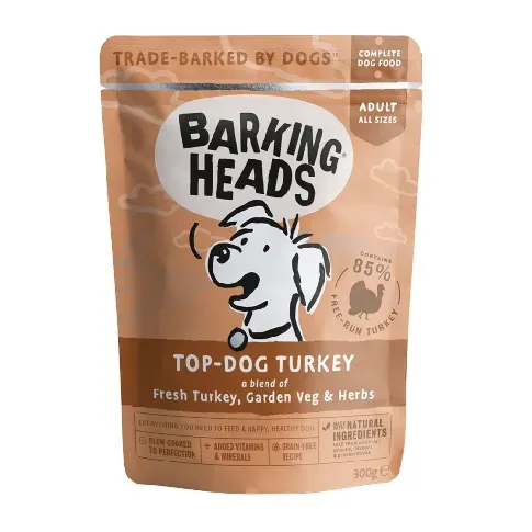 Bilde av best pris Barking Heads Top Dog Turkey 300 g Hund - Hundemat - Våtfôr