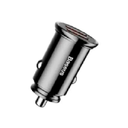 Bilde av best pris Baseus - Bilstrømadapter - 30 watt - 5 A - QC 3.0 - 2 utgangskontakter (2 x USB) - svart Tele & GPS - Batteri & Ladere - Billader
