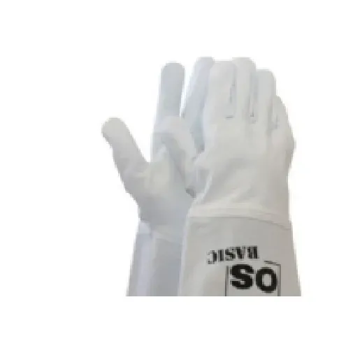Bilde av best pris Basic TIG handske lang str. 09 - Svejsehandske, gedeskind m/indsyet elastik i overhånd Klær og beskyttelse - Hansker - Arbeidshansker