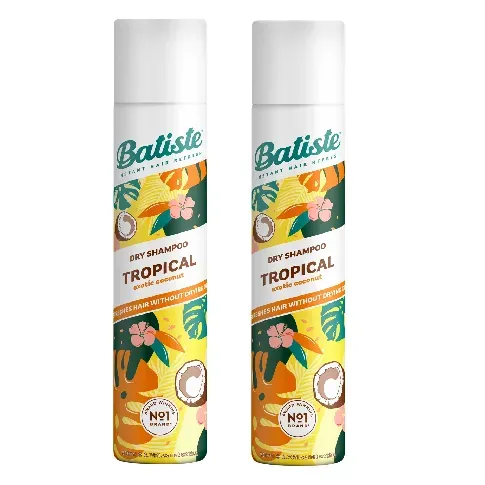 Bilde av best pris Batiste - 2 x Dry Shampoo Tropical 200ml - Skjønnhet