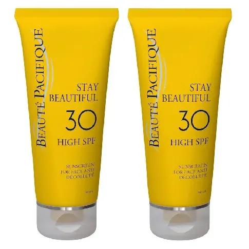 Bilde av best pris Beauté Pacifique - 2 x Stay Beautiful Face Sunscreen SPF 30 50 ml - Skjønnhet