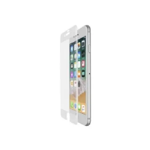 Bilde av best pris Belkin ScreenForce TemperedCurve - Skjermbeskyttelse for mobiltelefon - glass - 5.5 - rammefarge hvit - for Apple iPhone 7 Plus, 8 Plus Rotboks -  - Mobiltilbehør
