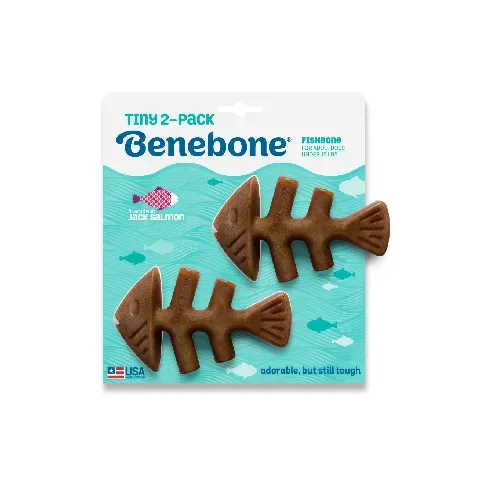 Bilde av best pris Benebone - Fishbone 2-Pack Mini 12cm - (81005421034) - Kjæledyr og utstyr