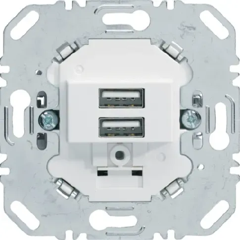 Bilde av best pris Berker USB-A ladeuttak 3A matt hvit Backuptype - El