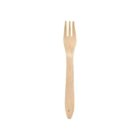 Bilde av best pris Bestik Duni gafler, voksbehandlet, 19 cm, pose a 100 stk. Catering - Engangstjeneste - Bestikk